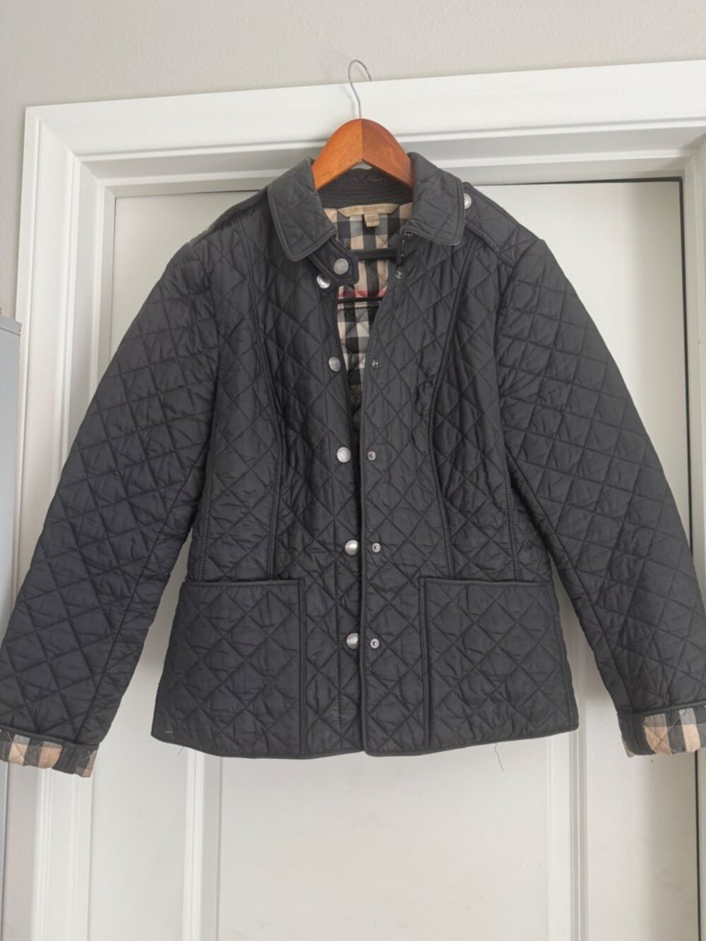 Burberry Brit Kencott Black Quilted Jacket M